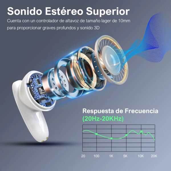 Audífonos Inalámbrico Bluetooth Aut205 - Image 4